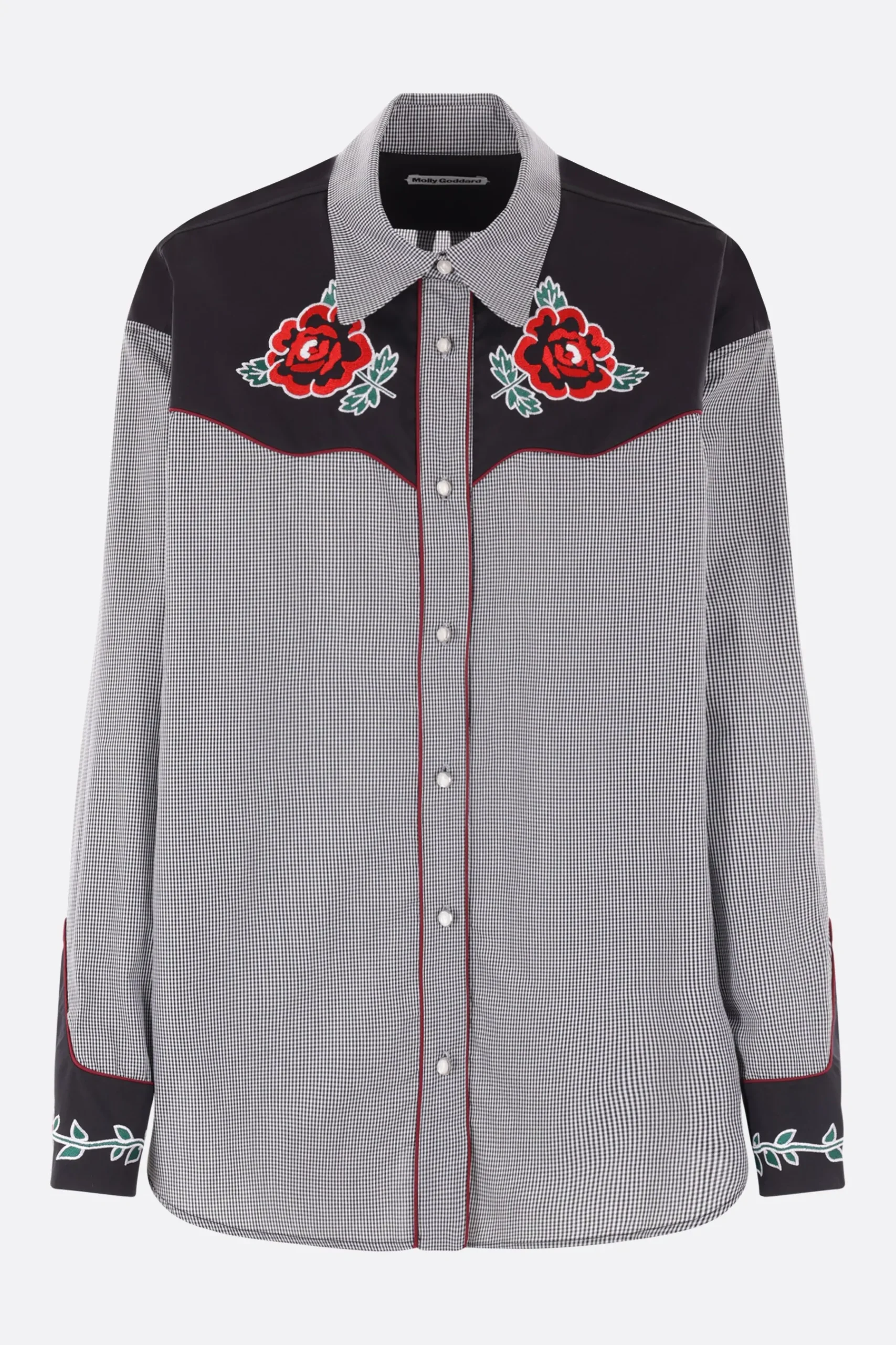 Women MOLLY GODDARD Meredith shirt in Gingham cotton