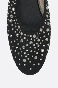 Women TORY BURCH mesh ballerina with crystals
