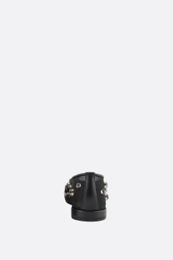 Women GIORGIO ARMANI - 10 CORSO COMO mesh ballerinas with rhinestones