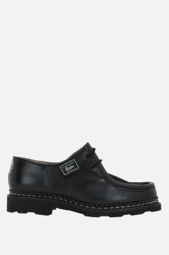 Women PARABOOT X 10 CORSO COMO Michael/Griff derby shoes in smooth leather and calf hair