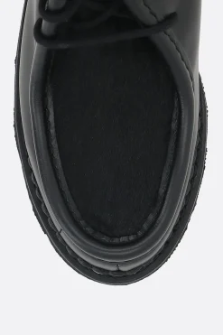 Women PARABOOT X 10 CORSO COMO Michael/Griff derby shoes in smooth leather and calf hair