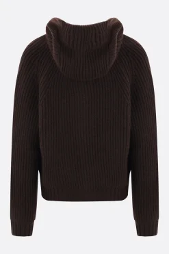 META CAMPANIA COLLECTIVE Michel cashmere hooded cardigan