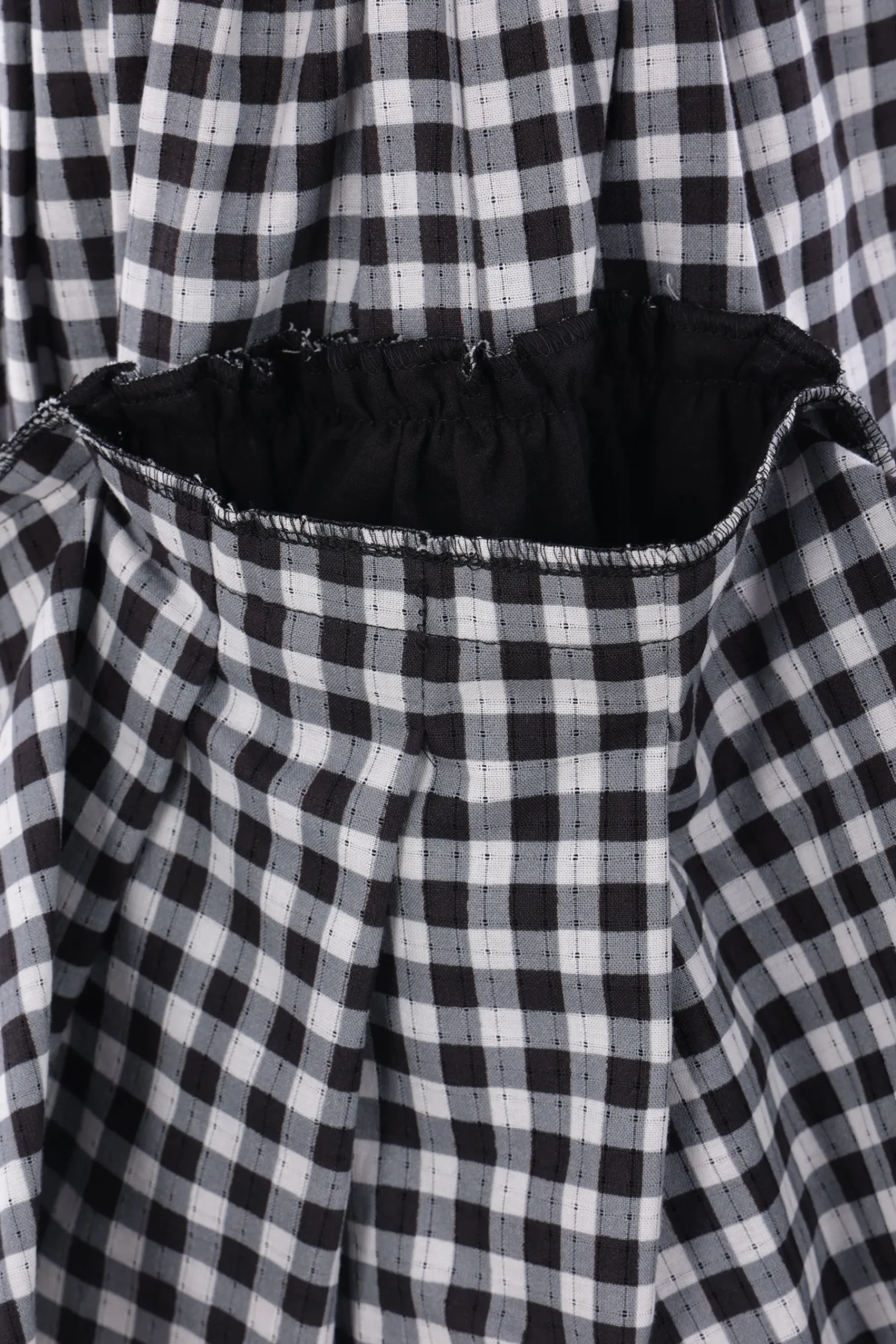 Women TAO COMME DES GARÇONS midi skirt in checkered cotton