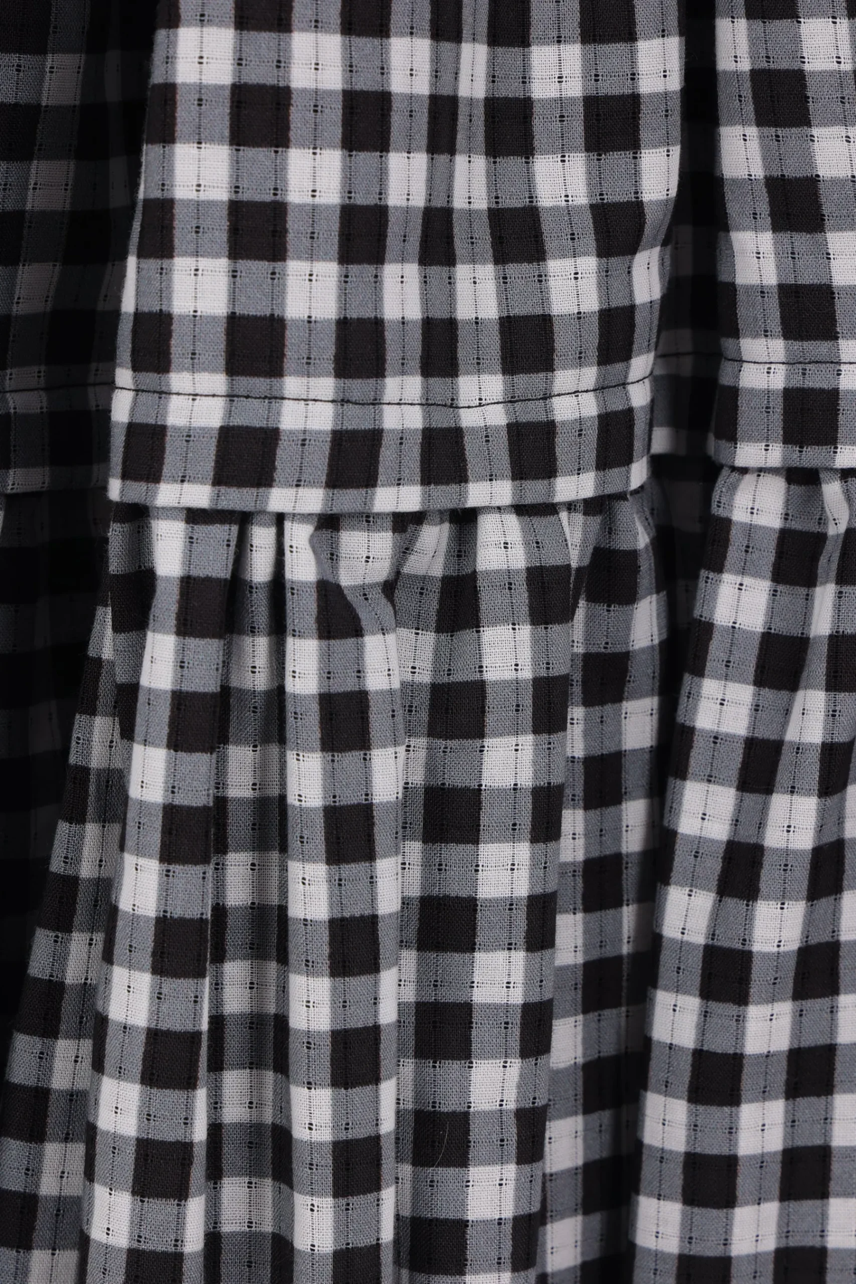 Women TAO COMME DES GARÇONS midi skirt in checkered cotton