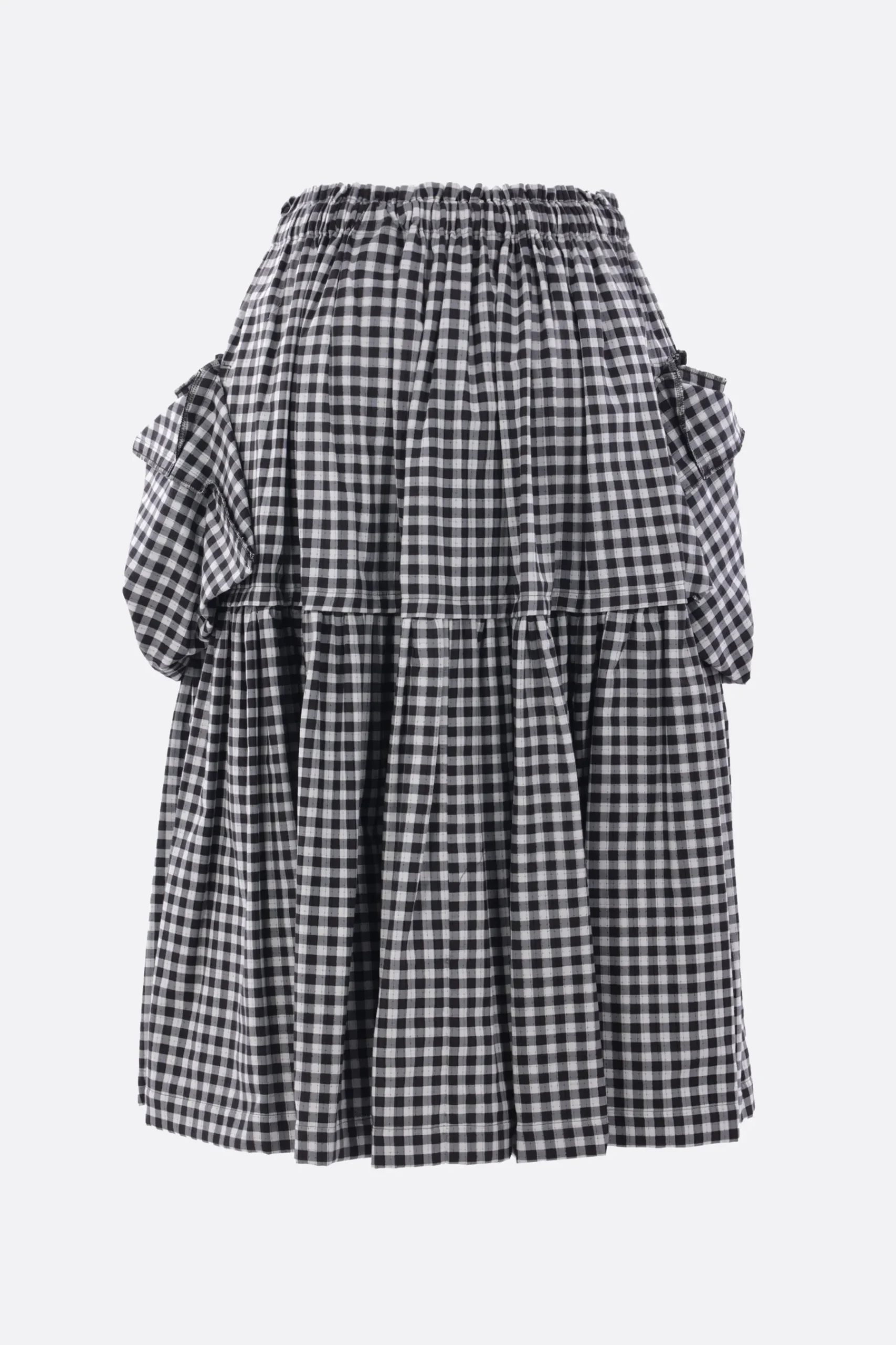 Women TAO COMME DES GARÇONS midi skirt in checkered cotton