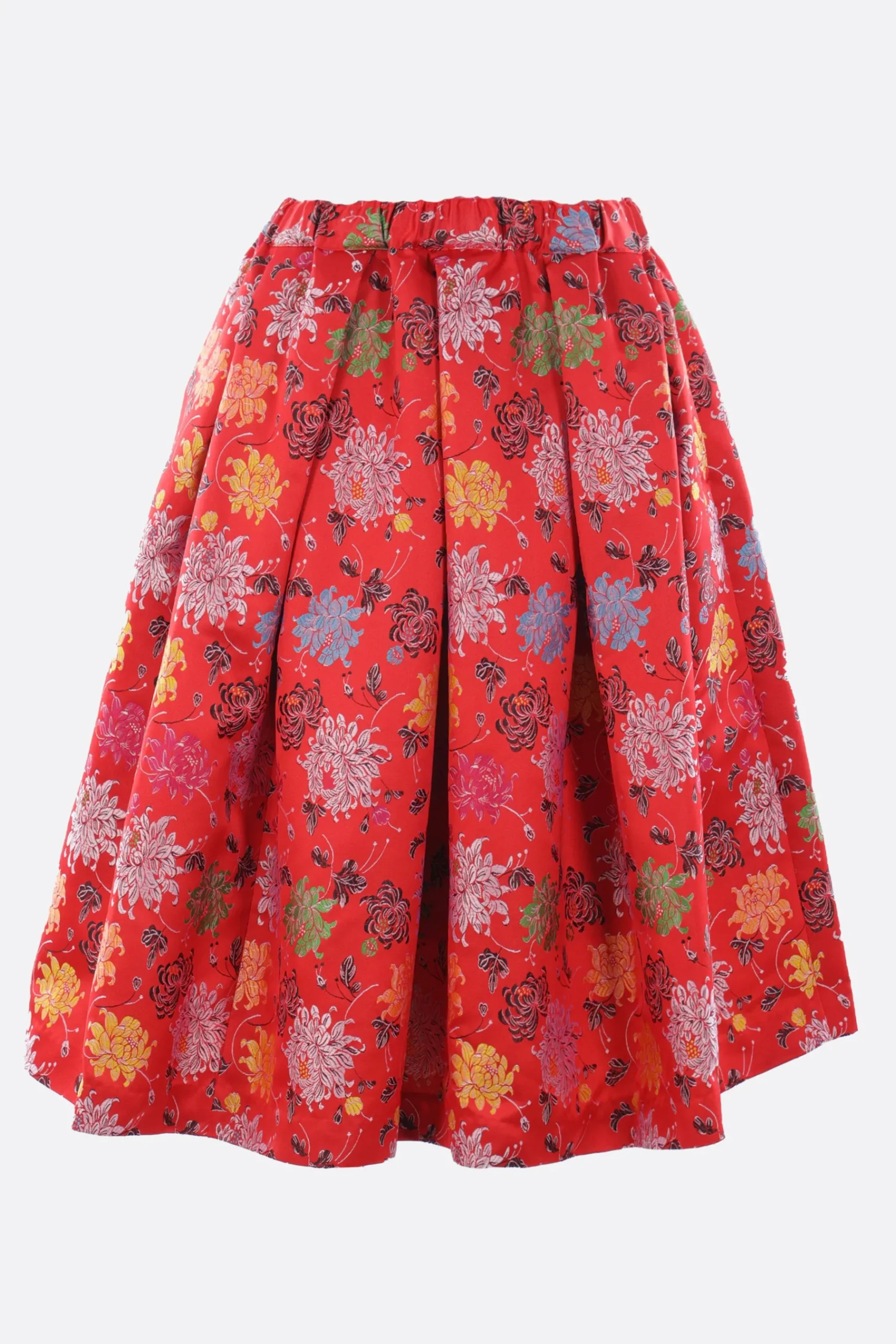 Women COMME DES GARÇONS midi skirt in jacquard satin