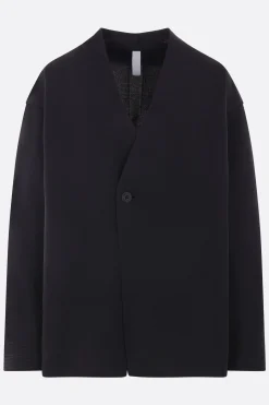 CFCL Milan rib collarless jacket