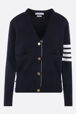 Women THOM BROWNE Milano 4bar wool cardigan