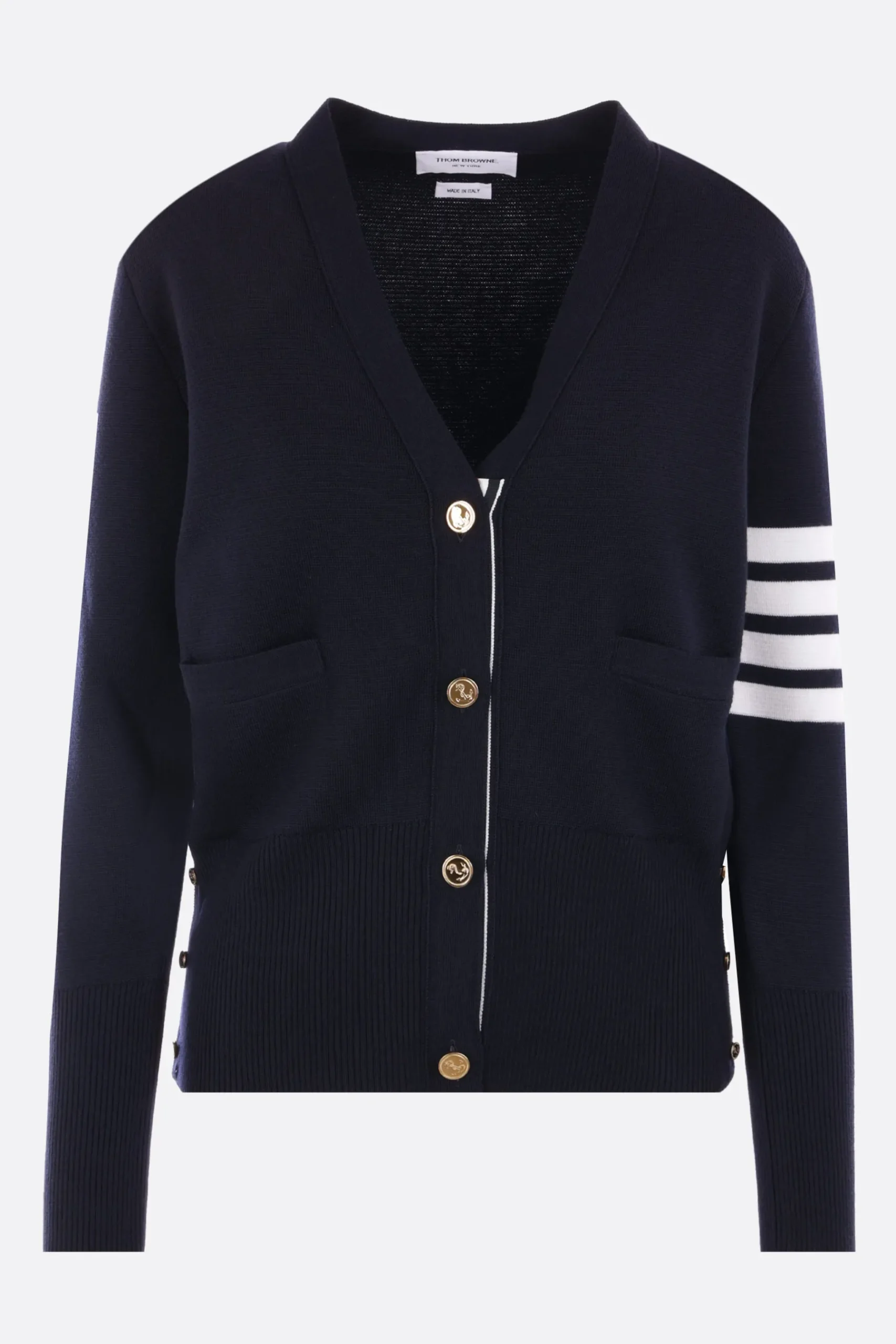 Women THOM BROWNE Milano 4bar wool cardigan