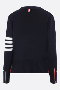 Women THOM BROWNE Milano 4bar wool cardigan