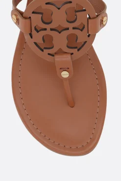 Women TORY BURCH Miller smooth leather thong sandals