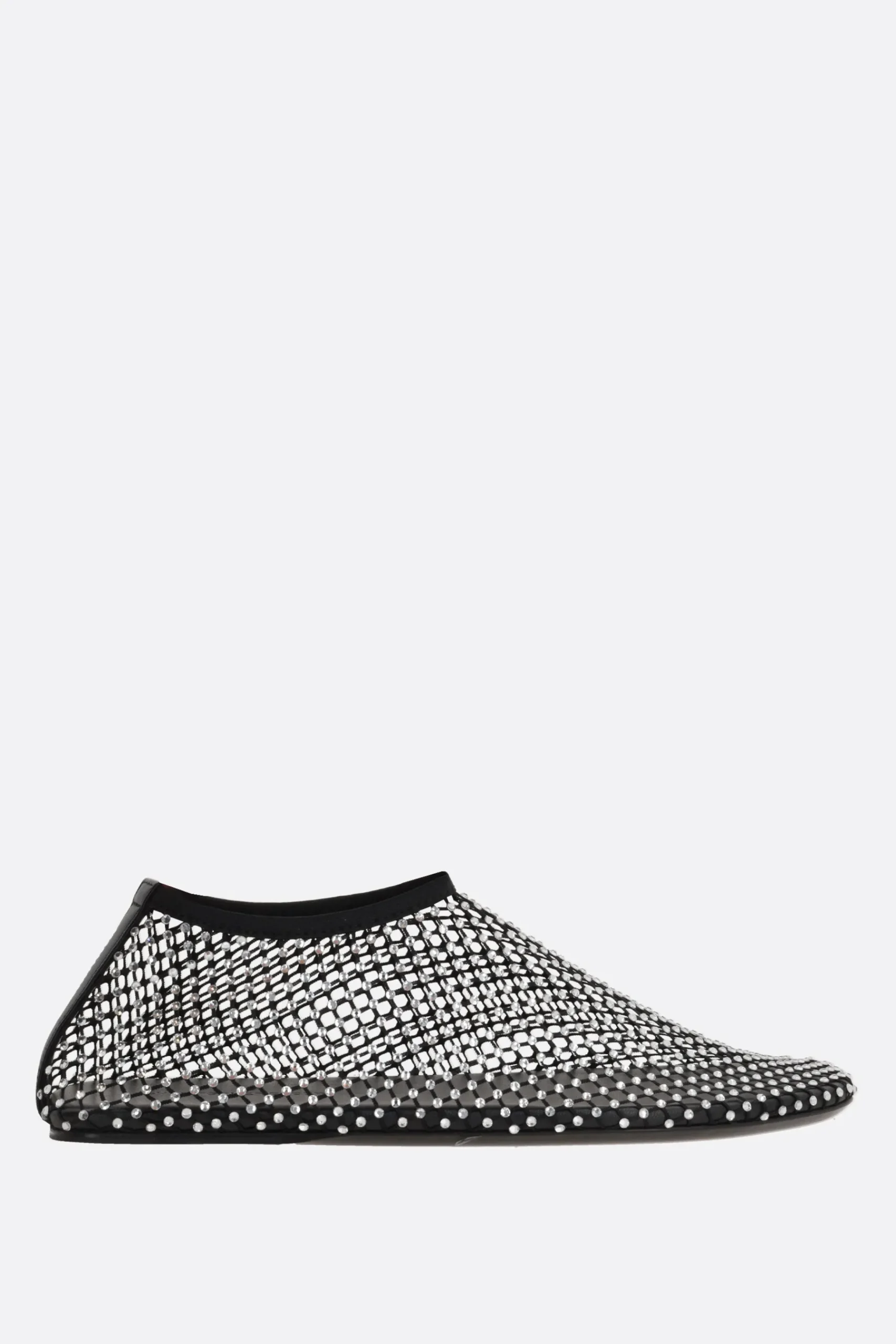 Women CHRISTOPHER ESBER Minette ballerinas in mesh with crystal-embellishment
