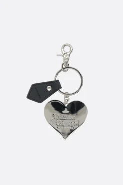 Women VIVIENNE WESTWOOD Mirror Heart Orb key holder