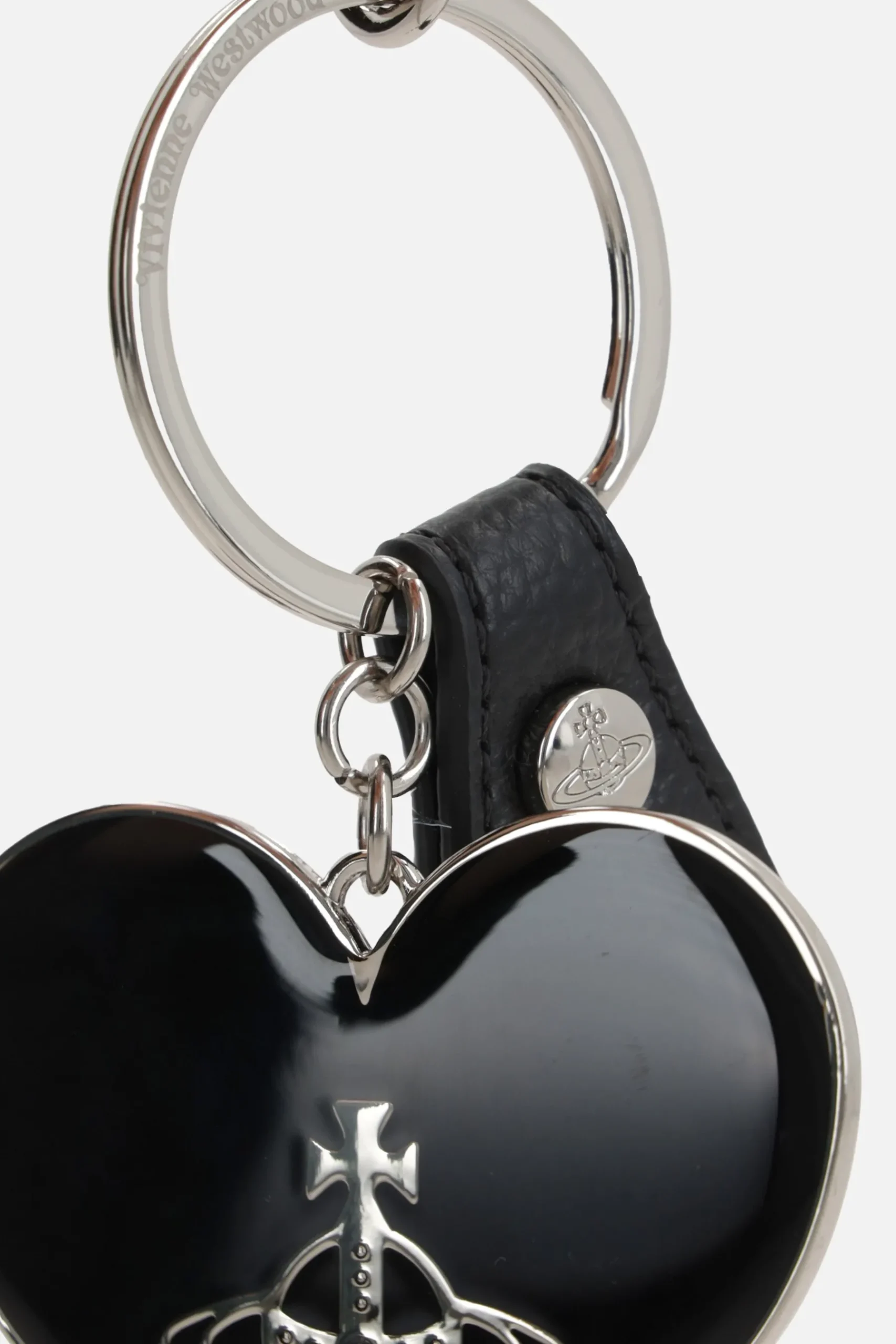 Women VIVIENNE WESTWOOD Mirror Heart Orb key holder