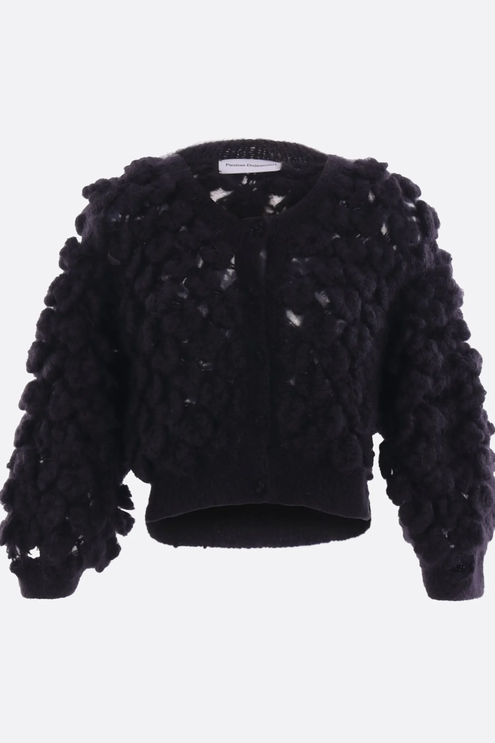 Women PAULINE DUJANCOURT mohair and silk cropped cardigan