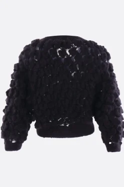 Women PAULINE DUJANCOURT mohair and silk cropped cardigan