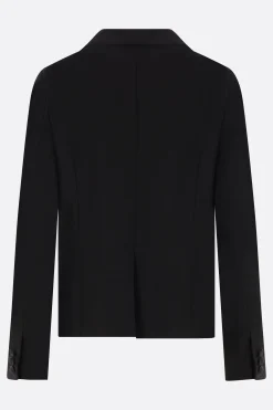 Women NOIR KEI NINOMIYA mohair wool tuxedo jacket