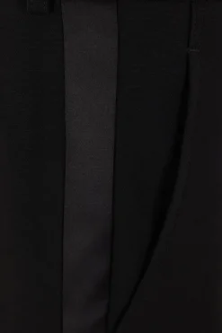 Women NOIR KEI NINOMIYA mohair wool tuxedo trousers