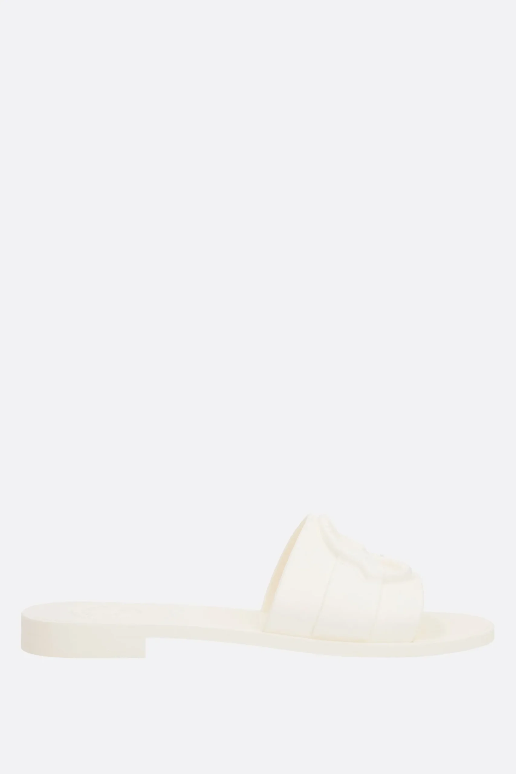 Women MONCLER Mon rubber slide sandals
