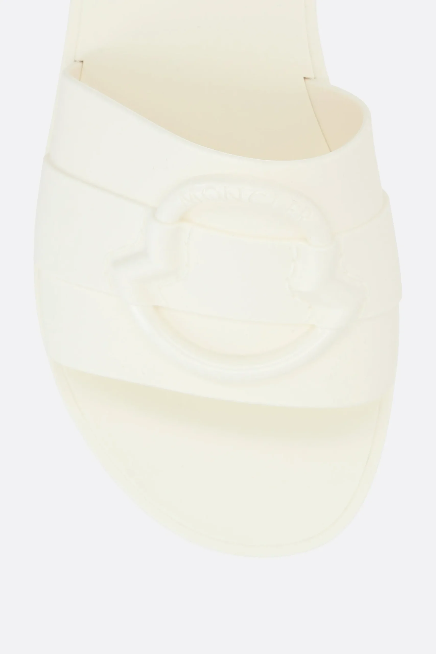 Women MONCLER Mon rubber slide sandals