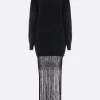 Women CHRISTOPHER ESBER Monument knit and macramé long dress