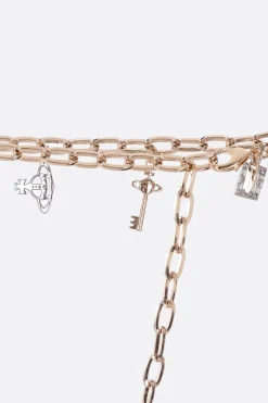 Women VIVIENNE WESTWOOD multi cham chain belt