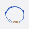 Women ALIITA Nadadora Bikini cord bracelet with gold pendant