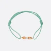 Women ALIITA Nadadora Completo cord bracelet with gold pendant