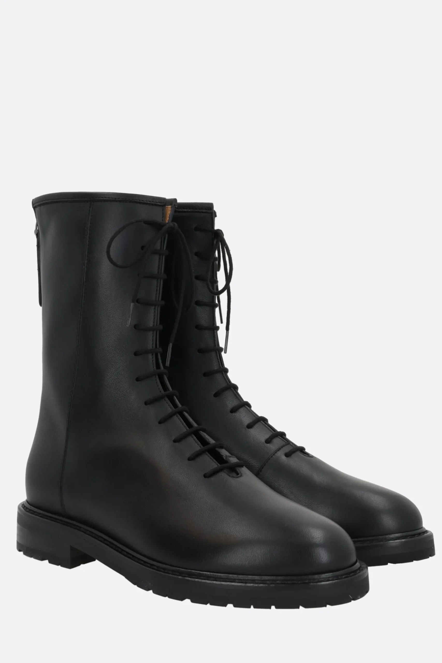 Women LEGRES nappa combat boots