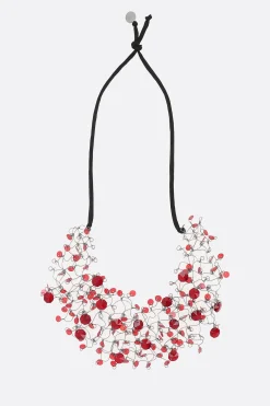 Women MARIA CALDERARA necklace with sequins and crystals
