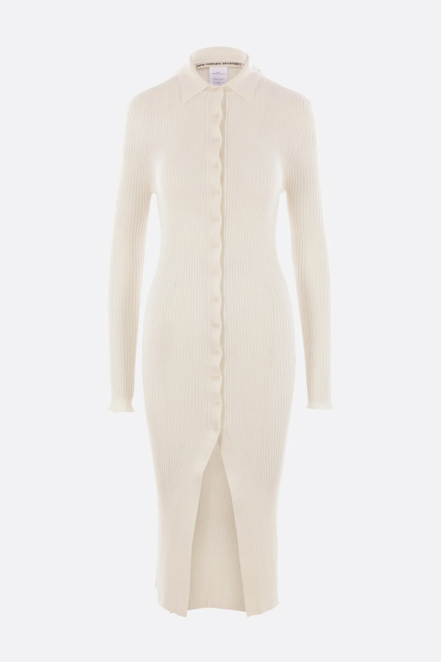 Women META CAMPANIA COLLECTIVE Neith long dress in rib knit