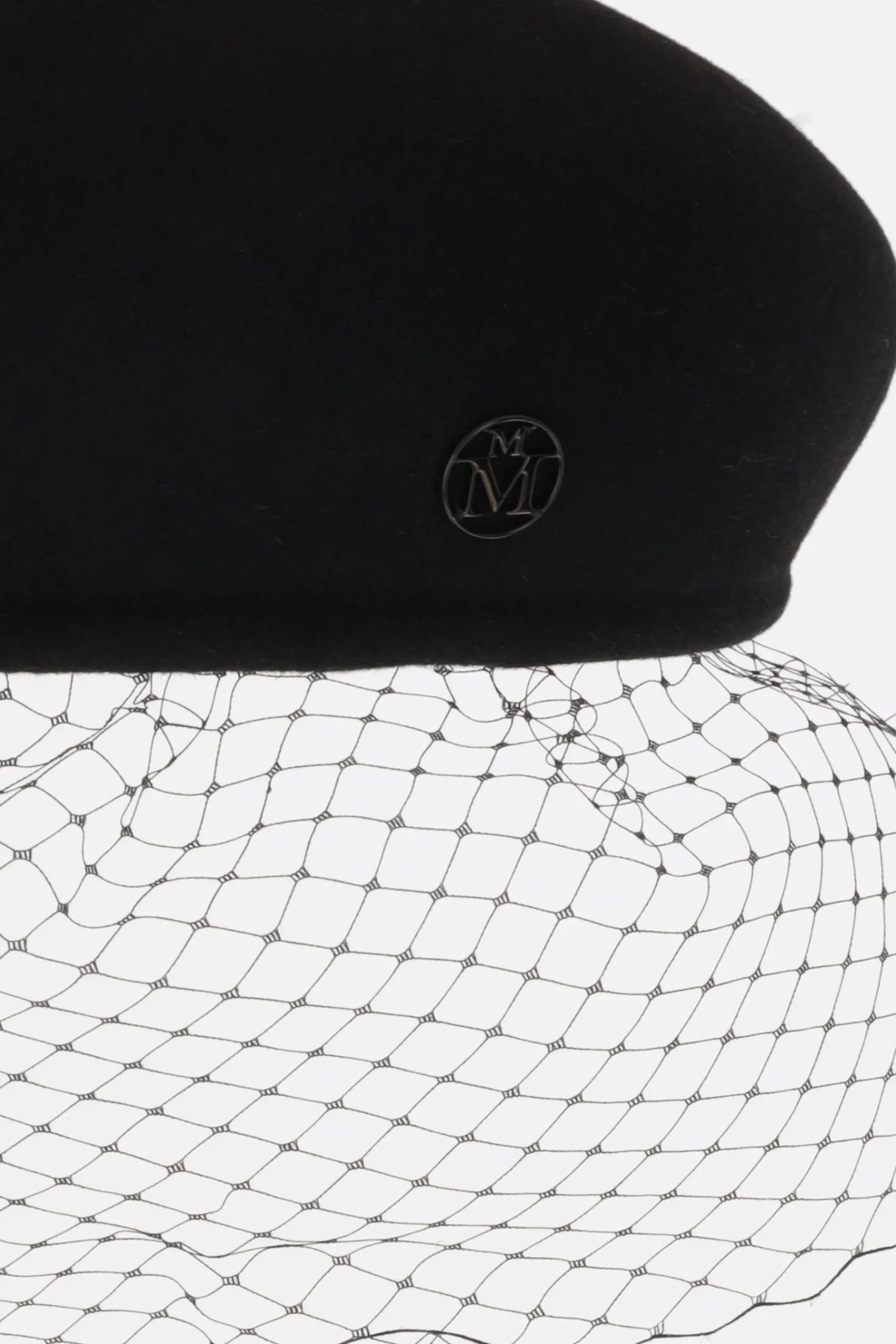 Women MAISON MICHEL New Bonnie Veil felt beret