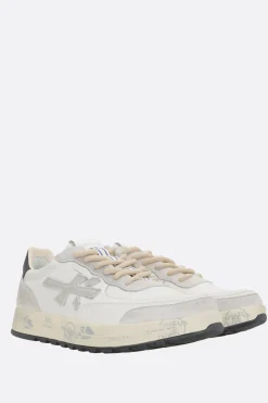 PREMIATA Nous sneaker in smooth leather and suede