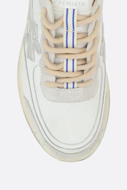 PREMIATA Nous sneaker in smooth leather and suede