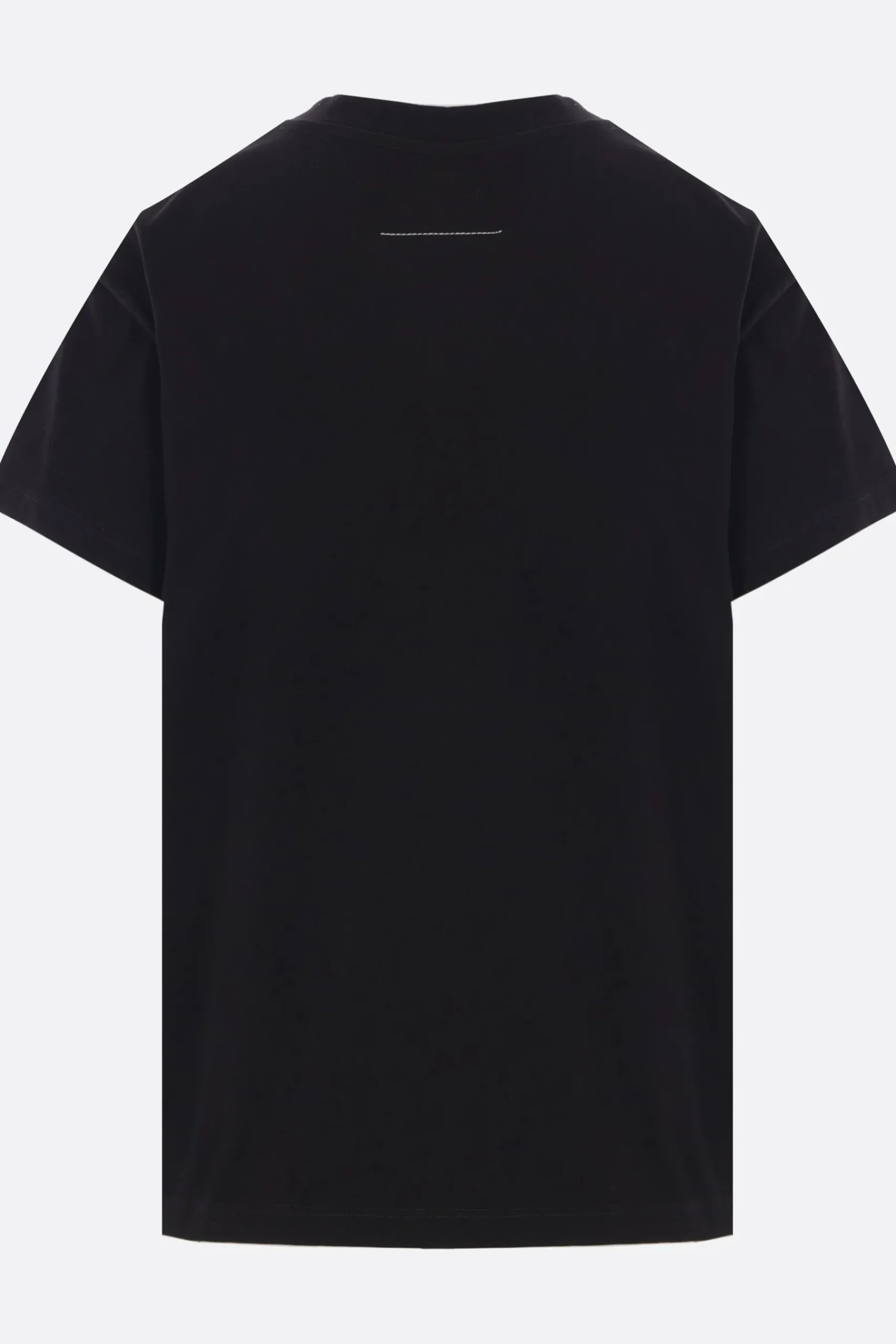 Women MM6 numeric logo print cotton t-shirt