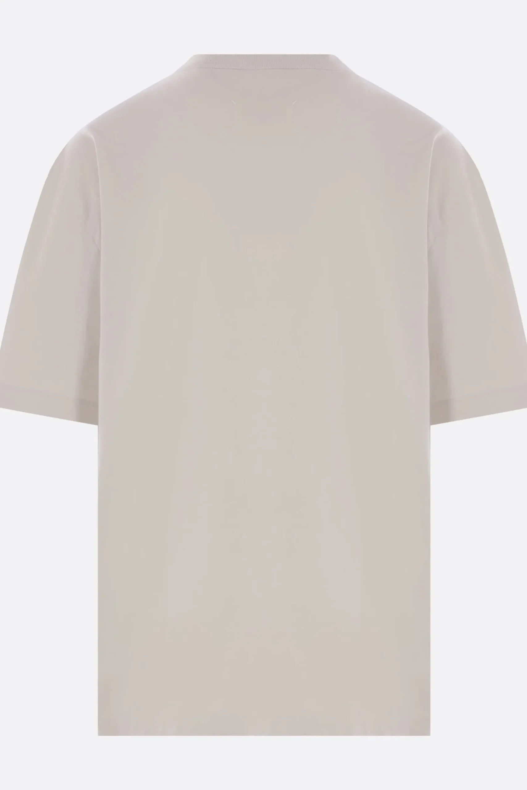 MAISON MARGIELA numeric logo print cotton oversized t-shirt