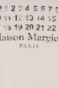 Women MAISON MARGIELA numeric logo print cotton t-shirt