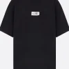 MM6 numeric signature patch cotton t-shirt
