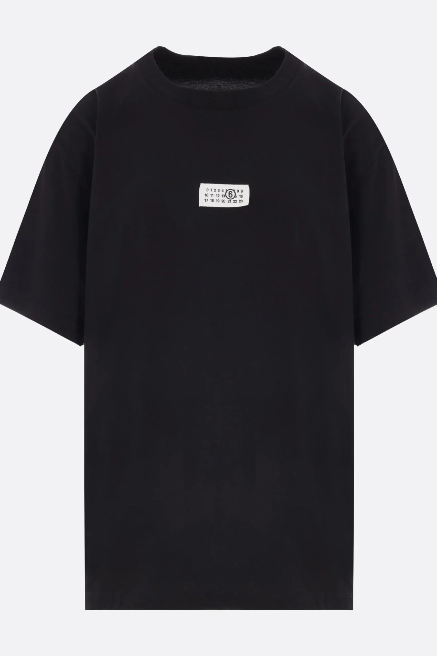 MM6 numeric signature patch cotton t-shirt