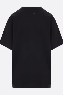 MM6 numeric signature patch cotton t-shirt
