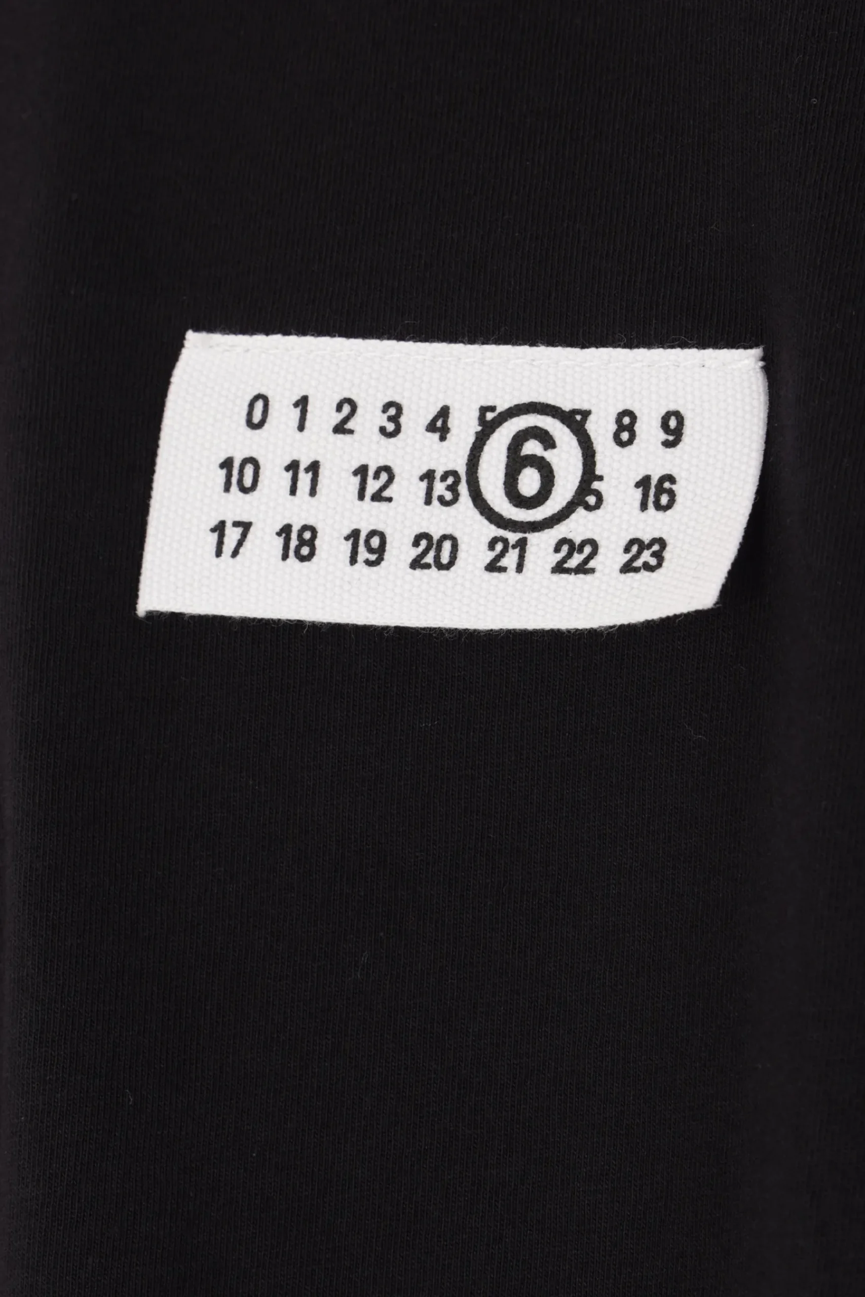 MM6 numeric signature patch cotton t-shirt