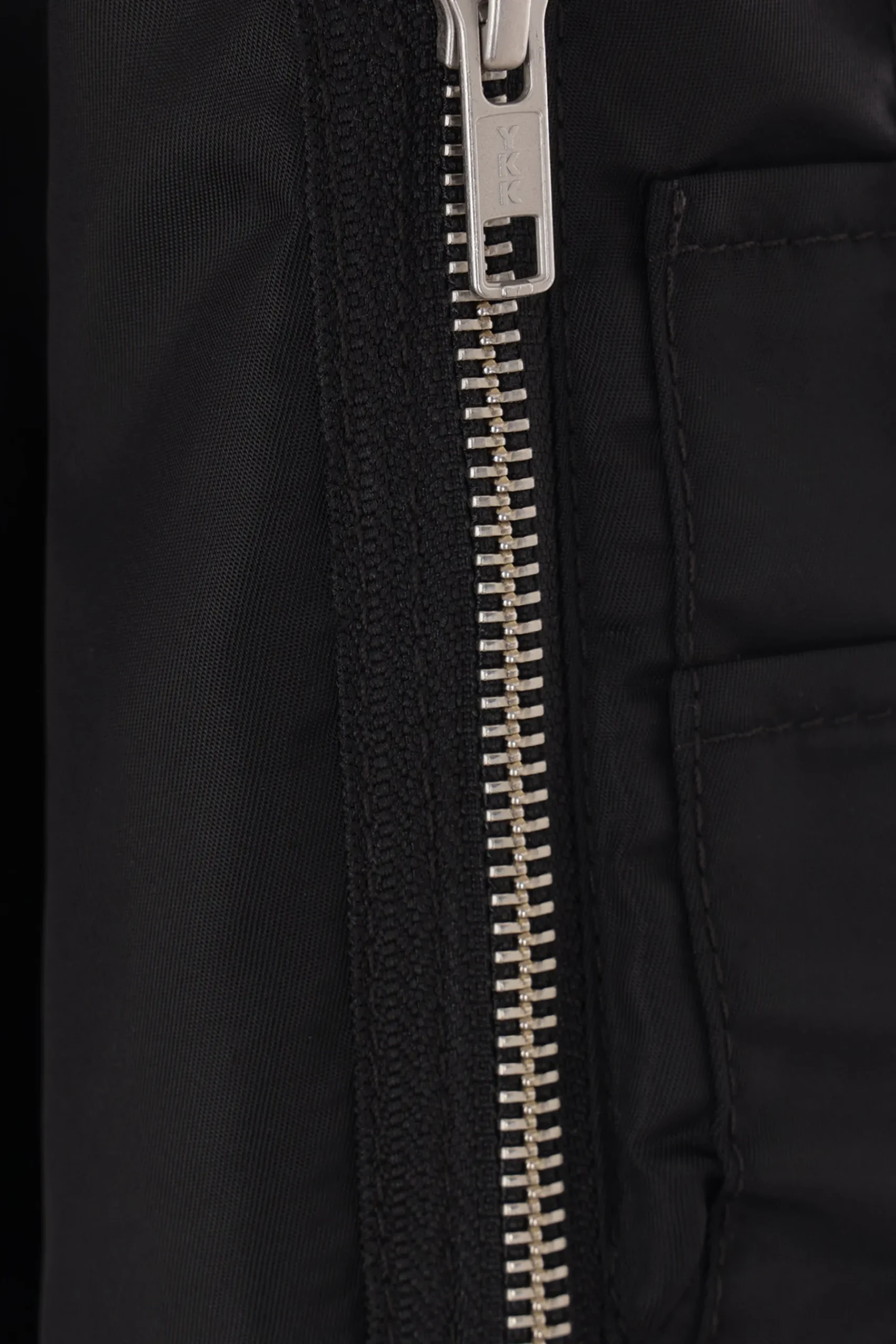Women MM6 nylon deconstructed bomber jacket