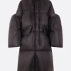 Women SACAI nylon long down jacket