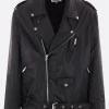 MM6 nylon padded biker jacket