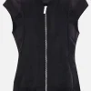 Women SACAI nylon twill and gabardine vest