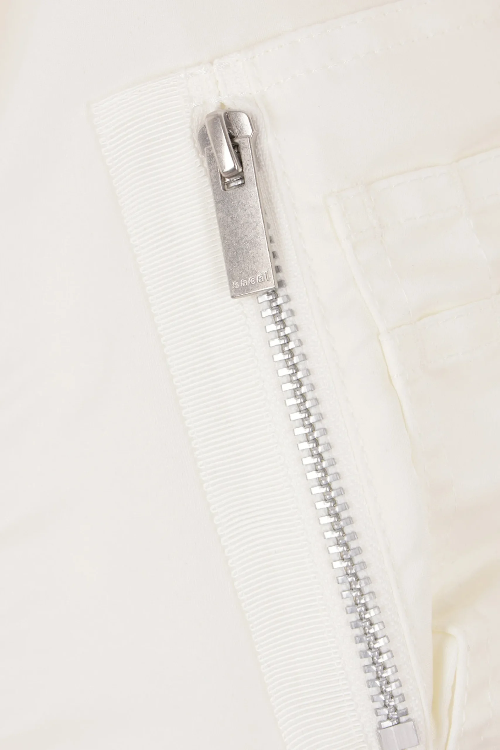 Women SACAI nylon twill bomber jacket