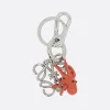 Women LOEWE Octopus brass key holder