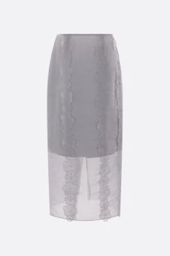 Women CECILIE BAHNSEN Olympia organza pencil skirt