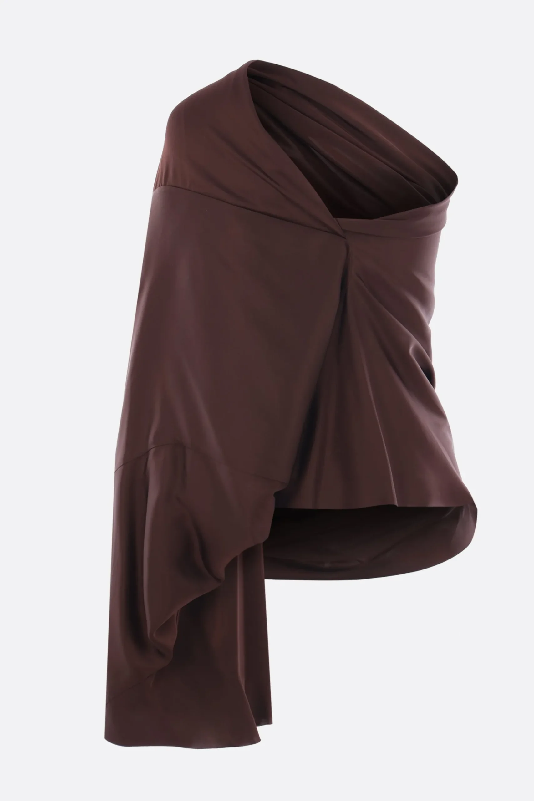 Women RICK OWENS one sleeve top in charmeuse