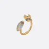 Women BIBI VAN DER VELDEN Opal Scarab Floaty ring in 18k